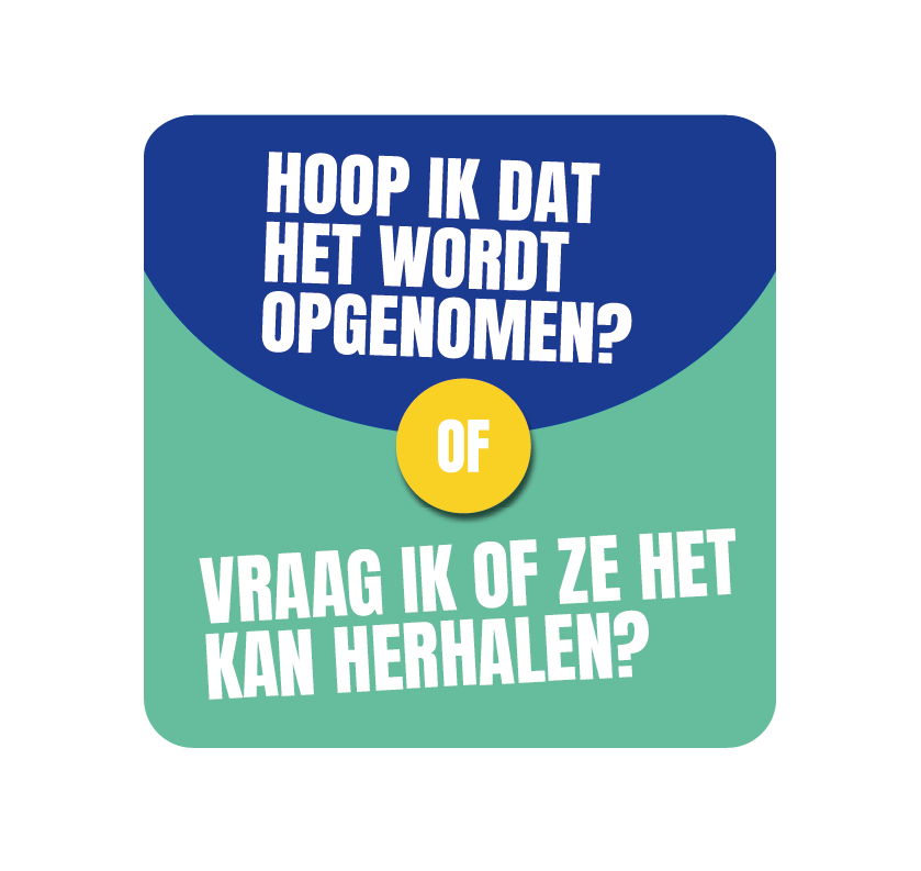 Vraag ik om extra ondersteuning of maskeer ik mezelf?